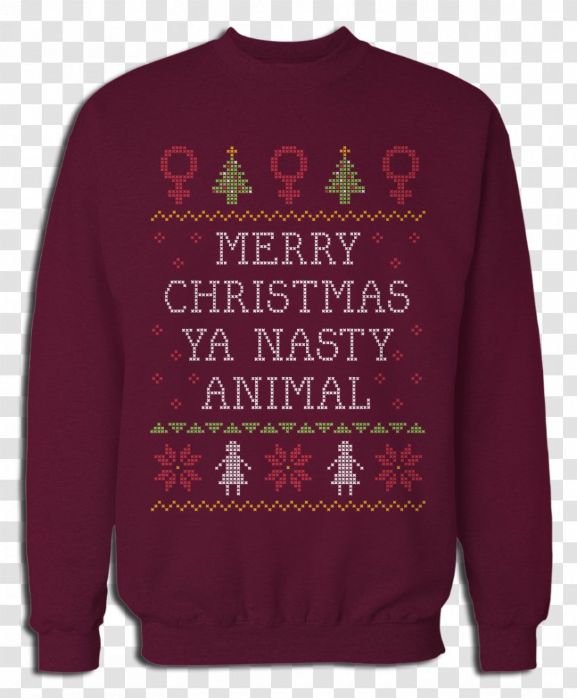 Christmas Day Jumper Reindeer Maroon Red - Ugly Sweater Transparent PNG