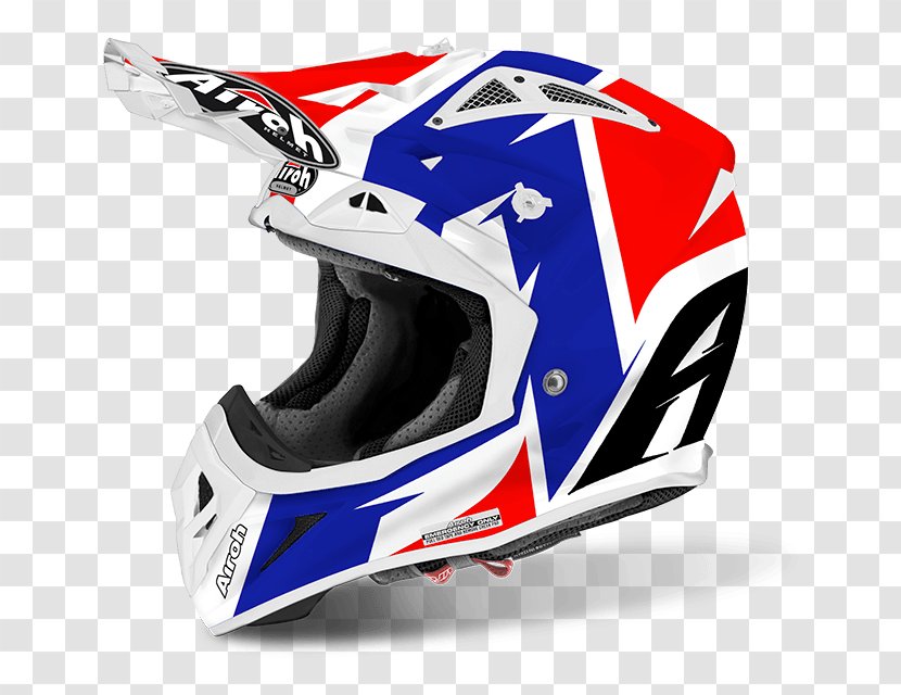 Bicycle Helmets Motorcycle Lacrosse Helmet Ski & Snowboard AIROH - Supermoto Transparent PNG