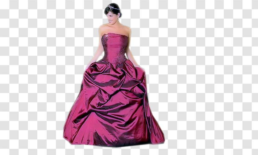Wedding Dress Party Bride Evening Gown - Satin - Fancy Transparent PNG