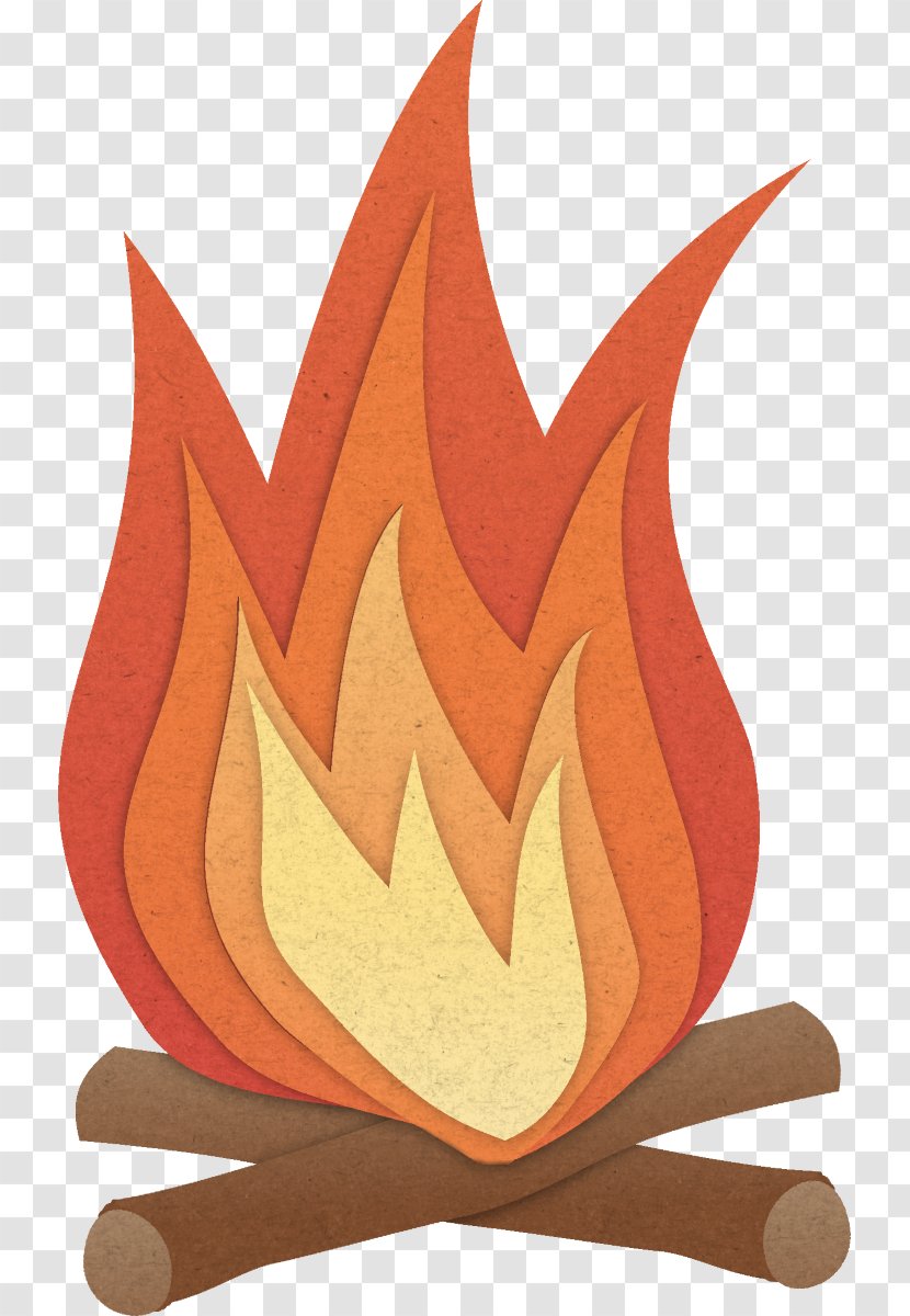 Animation Campfire - Leaf - Hand-painted Material Free To Pull Transparent PNG
