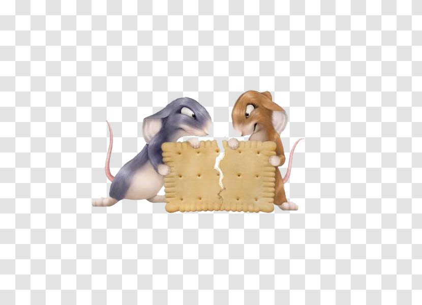 Brown Rat Mouse - Cartoon Couple Biscuits Transparent PNG