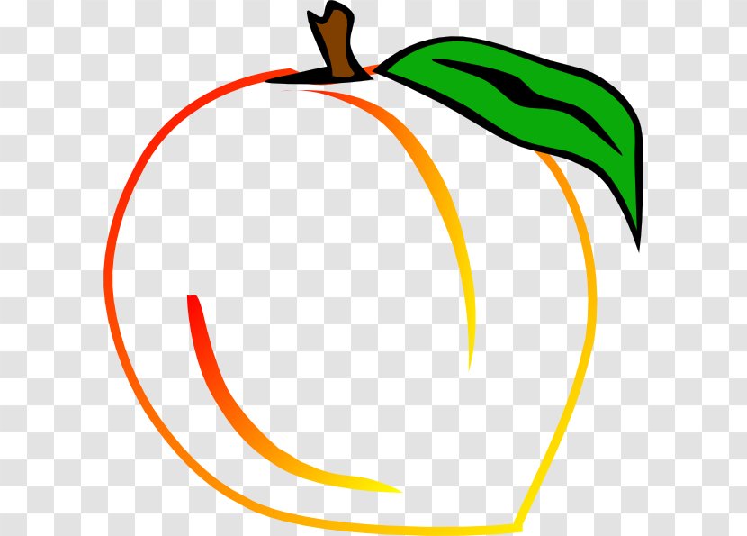 Peach Clip Art - Yellow - Fruit Transparent PNG