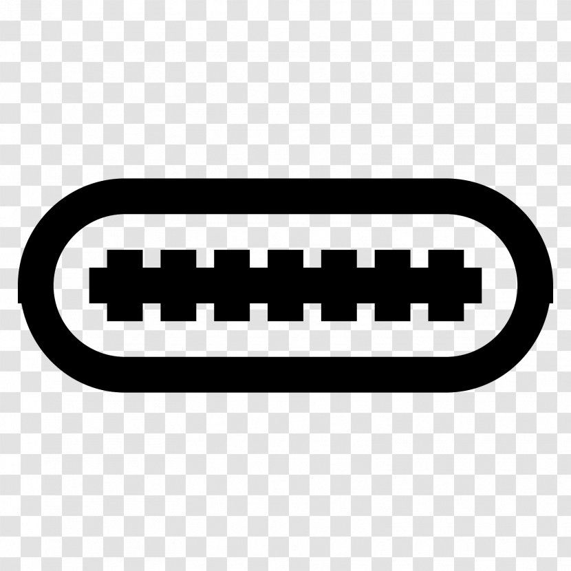 USB-C Font - Logo - Usb Icon Transparent PNG