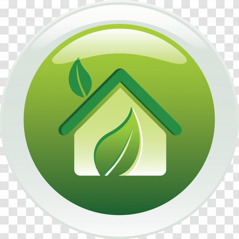 Environmentally Friendly Cleaning Green Building Home - Symbol - Eco Transparent PNG