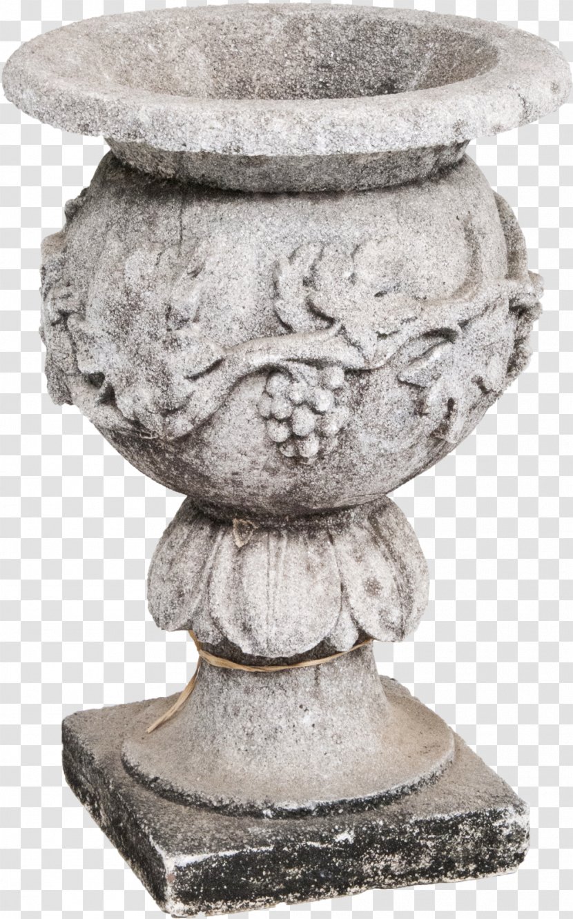 Stone Carving Cast Vase Architecture Rock - Flowerpot - Plastic Rockery Garden Transparent PNG