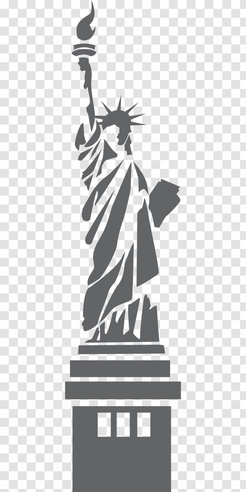 Statue Of Liberty Clip Art - Scalable Vector Graphics - Silhouette Transparent PNG