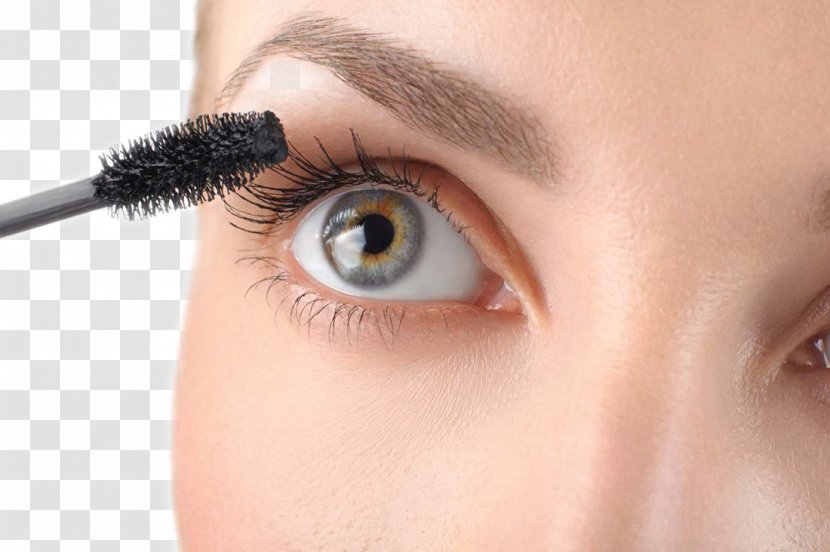 Cosmetics Eyelash Eye Shadow Eyebrow Mascara - Cheek - Closeup Transparent PNG