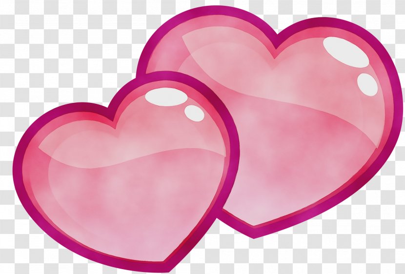 Heart Pink Magenta Violet Clip Art - Cloud Love Transparent PNG