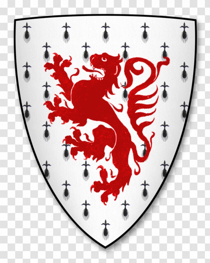 Coat Of Arms Roll House Plantagenet Earl Salisbury Devon - Patrick De Chaworth Transparent PNG