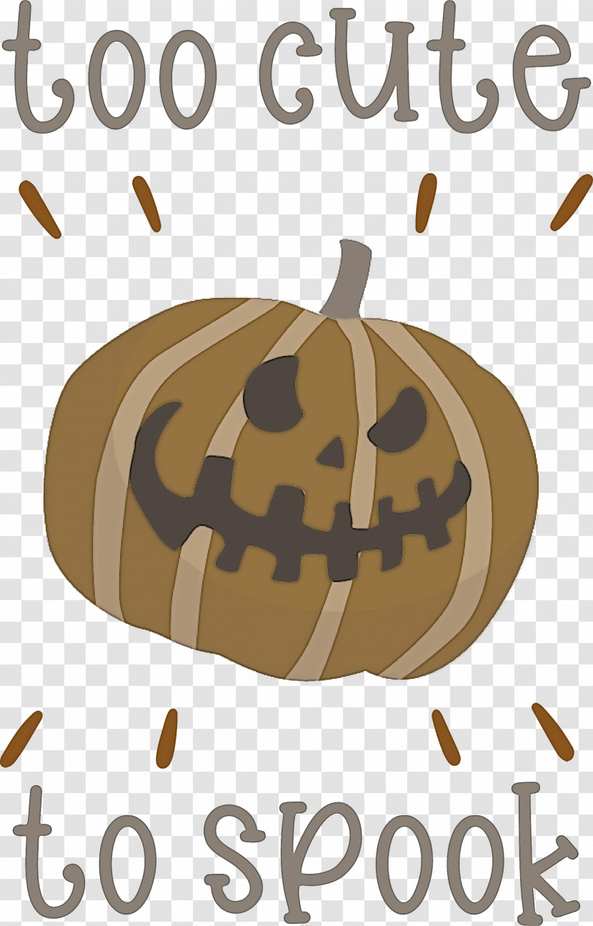 Halloween Too Cute To Spook Spook Transparent PNG