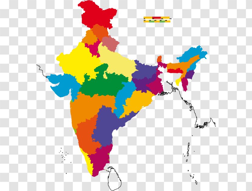 Gurugram States And Territories Of India Vector Map - Tree - Color Transparent PNG