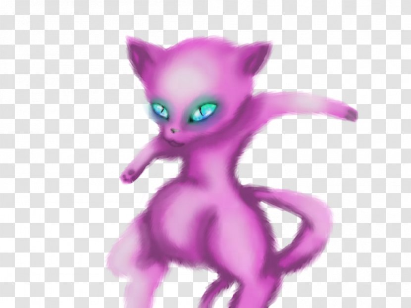 Cat Mew Pokémon Trading Card Game X And Y - Cartoon Transparent PNG