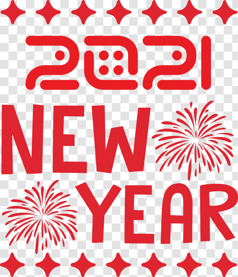 2021 New Year Happy New Year Transparent PNG