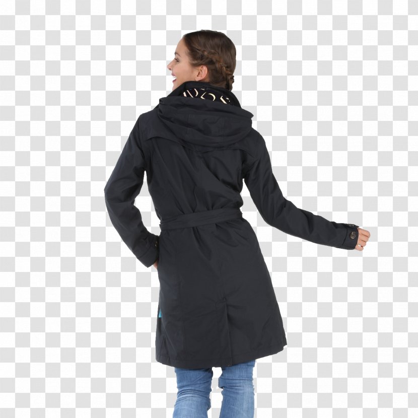 Trench Coat Overcoat Hood Raincoat - Rain - Washing Instructions Transparent PNG