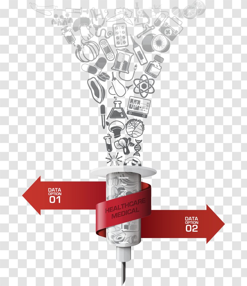 Royalty-free Diagram Illustration - Pharmaceutical Drug - Vector Needle Arrow Chart Transparent PNG