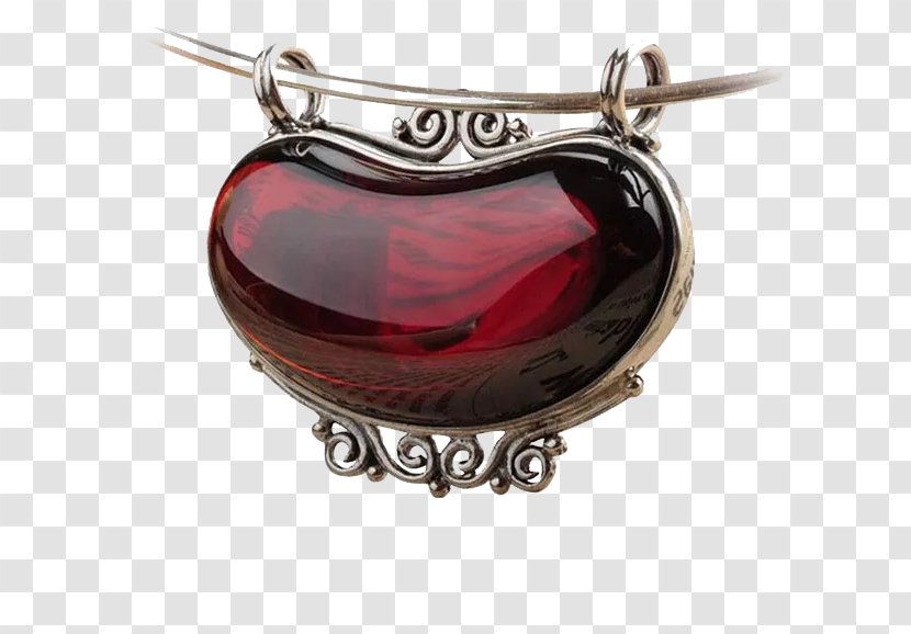 Garnet Gemstone Ruby Jewellery Silver - Lock Transparent PNG