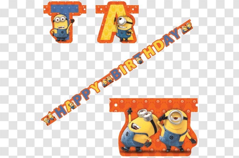 Minions Birthday Felonious Gru Party Balloon - Minion Transparent PNG