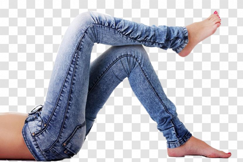 Jeans T-shirt Slim-fit Pants Fashion Denim - Frame Transparent PNG