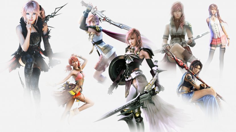 Lightning Returns: Final Fantasy XIII XIII-2 Type-0 HD VII - Action Figure Transparent PNG