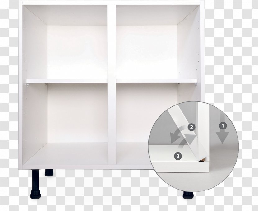 Kitchen Cabinet Ready-to-assemble Furniture Base Unit - Silhouette Transparent PNG