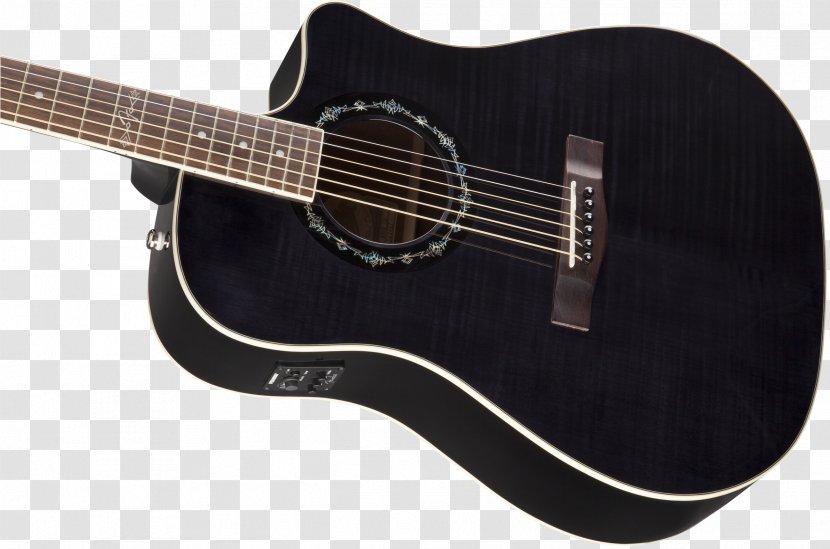 Acoustic Guitar Bass Acoustic-electric - Cartoon Transparent PNG