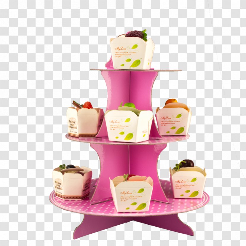 Birthday Cake Bánh Paper Petit Four Cupcake - Tableware Transparent PNG