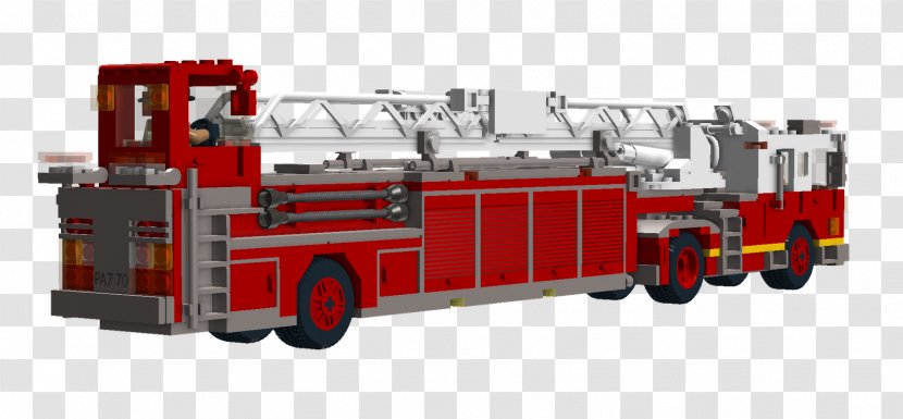 Fire Engine Department Extinguishers Firefighting Apparatus - Lego Transparent PNG