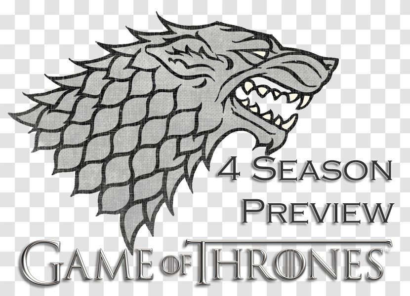 Eddard Stark A Game Of Thrones Gray Wolf House Winter Is Coming - Season Transparent PNG