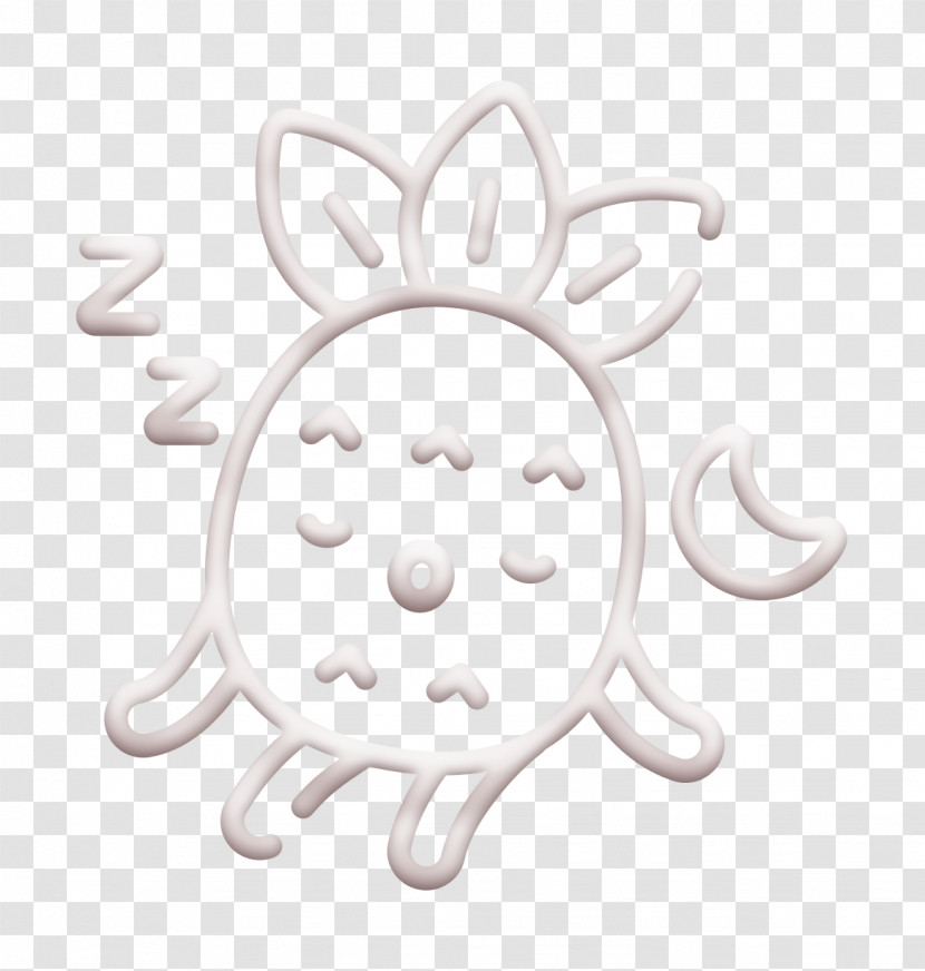 Rest Icon Sleeping Icon Pineapple Character Icon Transparent PNG