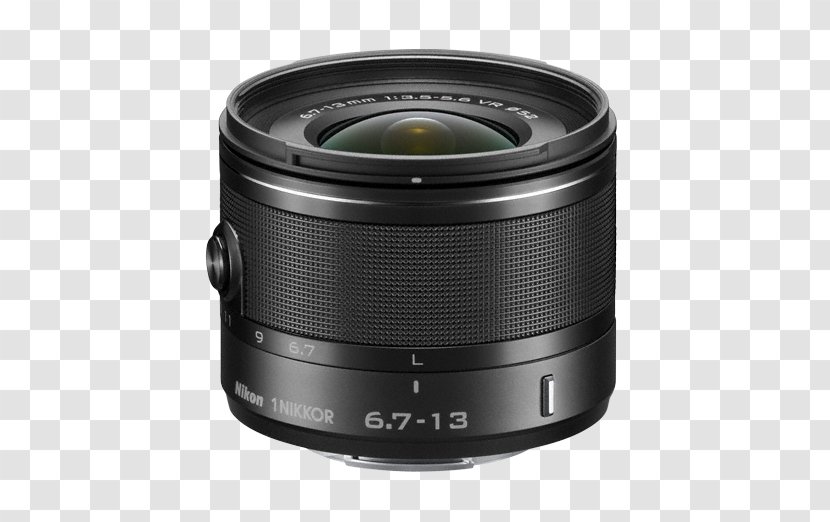 Camera Lens Nikon 1 Nikkor VR 10-100mm F/4.5-5.6 PD-Zoom Mirrorless Interchangeable-lens Series Transparent PNG