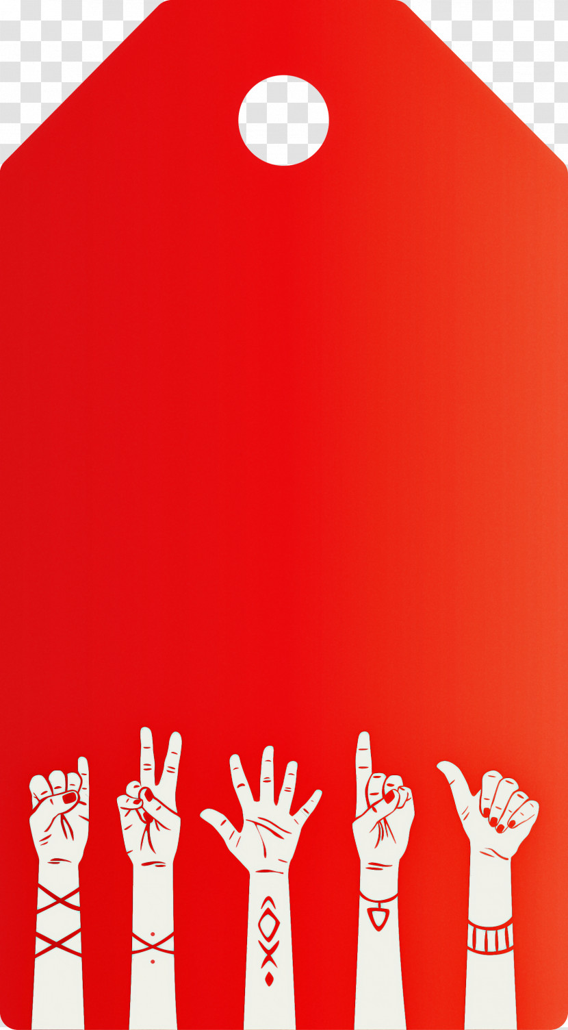 Hands Tag Transparent PNG