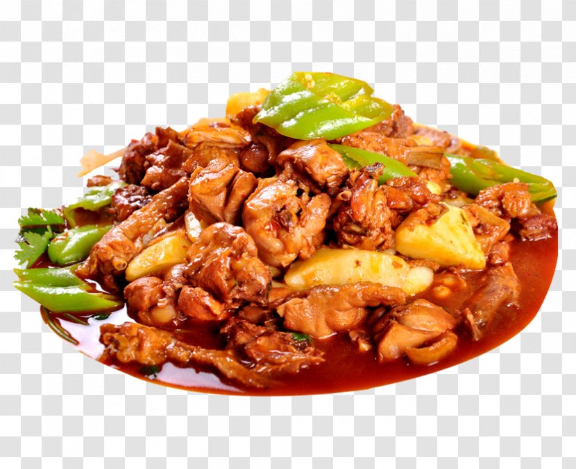 Roast Chicken Chinese Cuisine Laziji Nugget - Xinjiang Delicious Market Transparent PNG