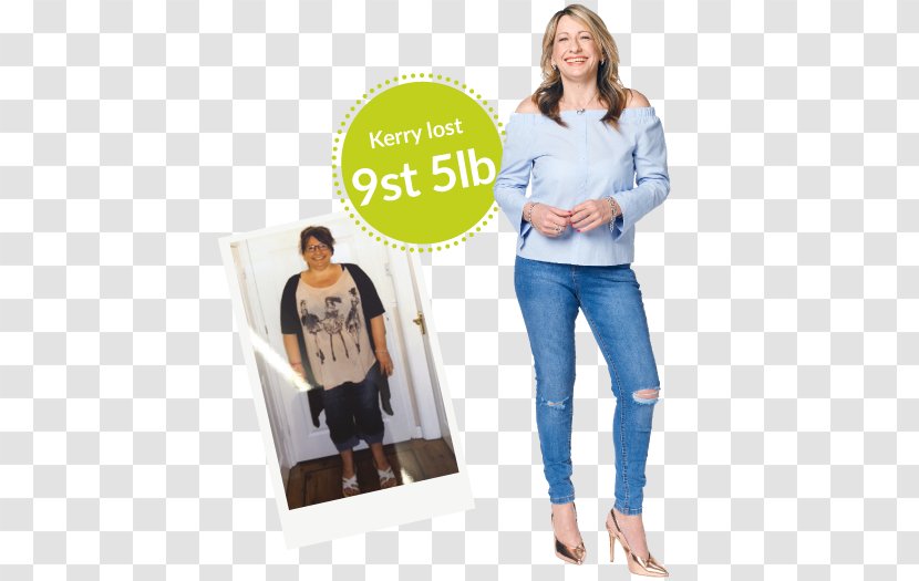 Jeans Lighterlife T-shirt Weight Loss Denim - Sleeve - Success Transparent PNG