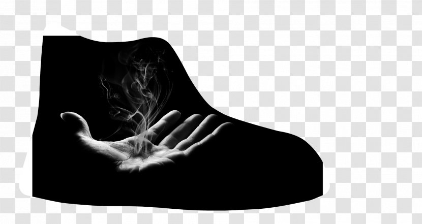 Monochrome Shoe White Animal Font - Silhouette - Black Fog Transparent PNG