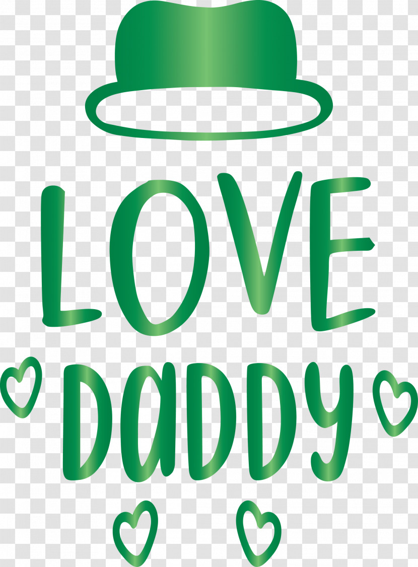 Love Daddy Happy Fathers Day Transparent PNG