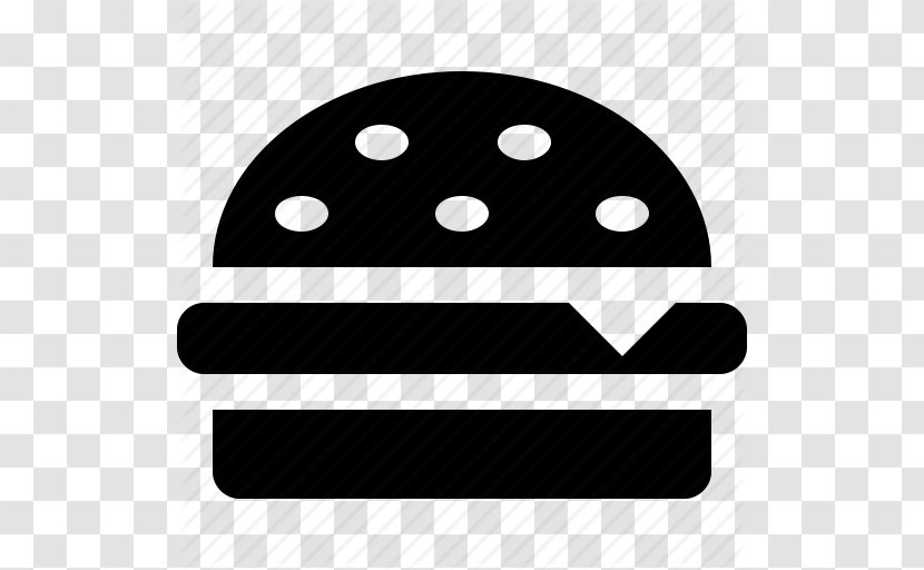 Hamburger Cheeseburger Fast Food Barbecue Grill - Monochrome Photography - Cliparts Black Transparent PNG