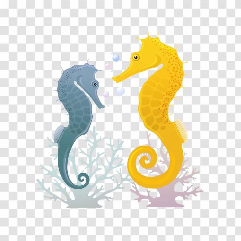 Seahorse Illustration - Organism - Sea Transparent PNG