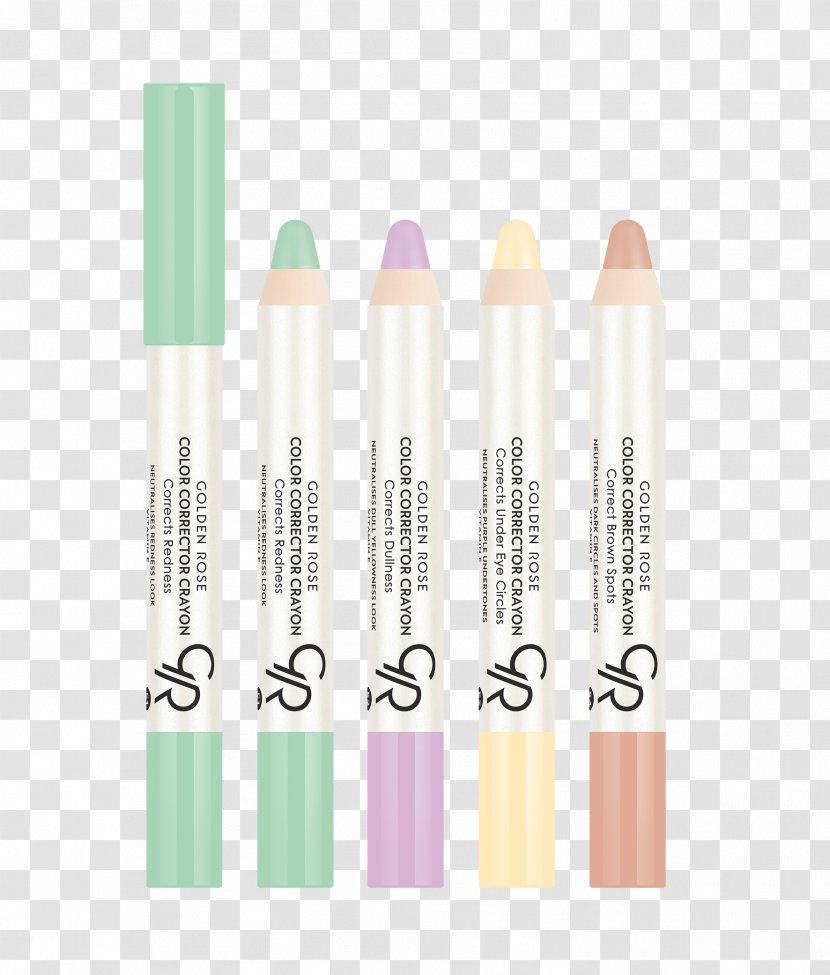 Concealer Colored Pencil Correction Fluid Green - Pen Transparent PNG