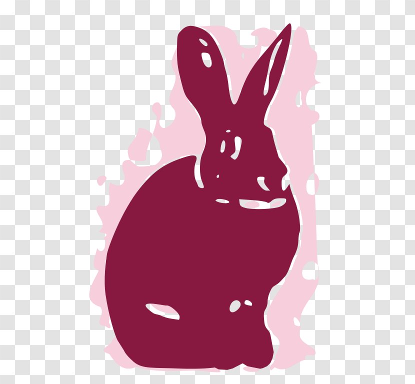 Rabbit Clip Art Copyright Wikimedia Commons Authors' Rights - Fictional Character - Wikipedia Transparent PNG
