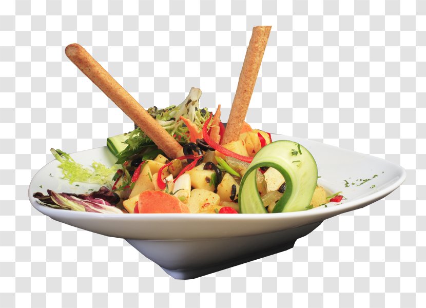 Greek Salad Potato Baked Vegetarian Cuisine Transparent PNG