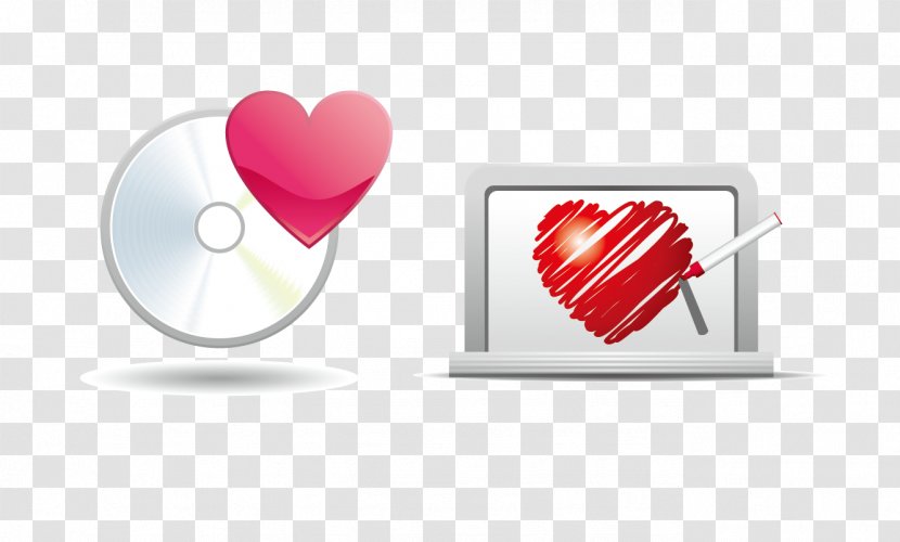Heart Icon - Tree - Vector Material Love CD Transparent PNG