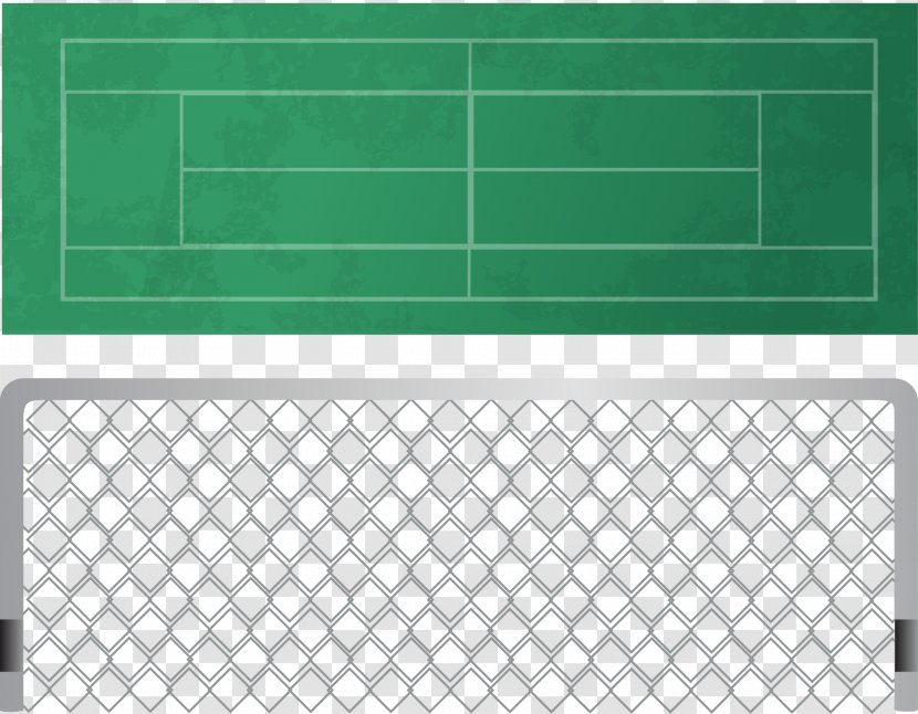 Goal Football Computer File - Rectangle - Tennis Field Decomposition Vector Transparent PNG
