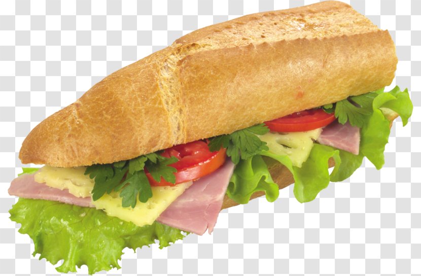 Submarine Sandwich Vegetable Hamburger Peanut Butter And Jelly Lettuce - Finger Food - Bread Transparent PNG
