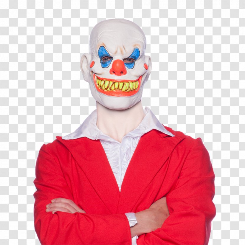 Evil Clown Mask Costume Circus Transparent PNG