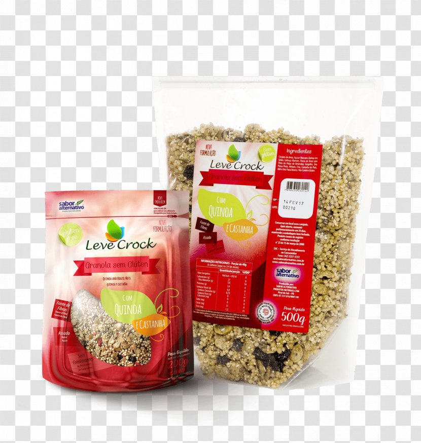 Muesli Breakfast Cereal Brittle Granola Chestnut - Sugar Transparent PNG
