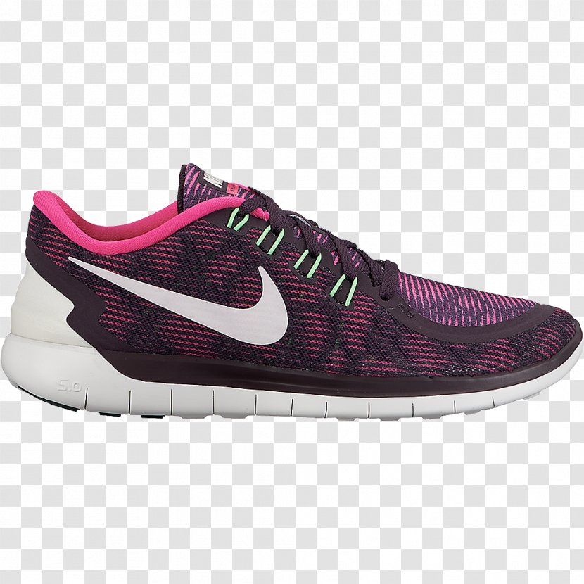 Nike Free Sneakers Shoe Running - Skate - Pink Purple Watercolor Transparent PNG