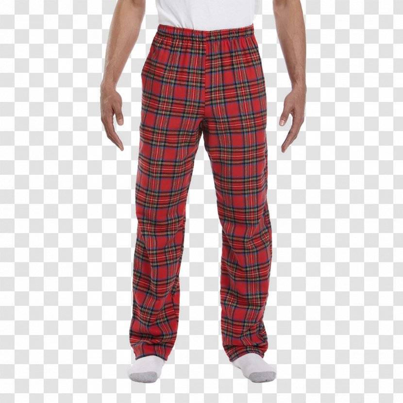 Tartan Drawstring Pants Flannel Clothing - Joint - Pajama Transparent PNG