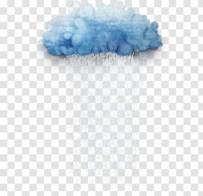 Cloud Clip Art - Blue Transparent PNG