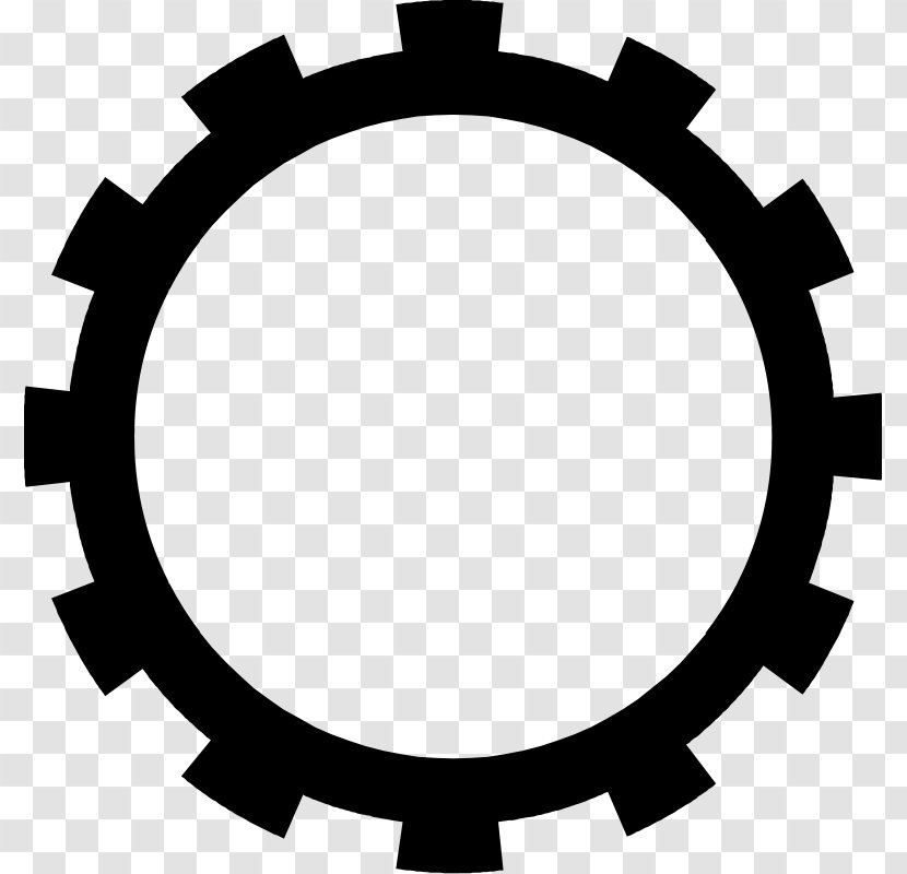 Gear Background - Sprocket - Symbol Oval Transparent PNG