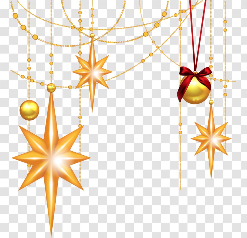 Christmas Ornament Star Of Bethlehem Clip Art - Decor Transparent PNG